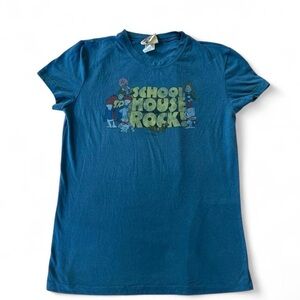 Y2K School House Rock Blue T-Shirt